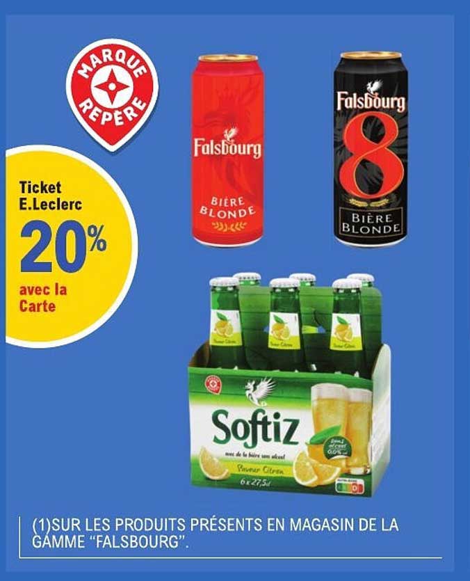Ticket E.Leclerc 20% avec la Carte