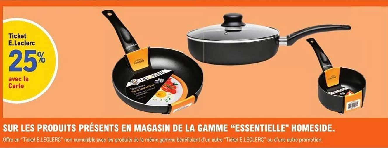 Ticket E.Leclerc 25% avec la Carte