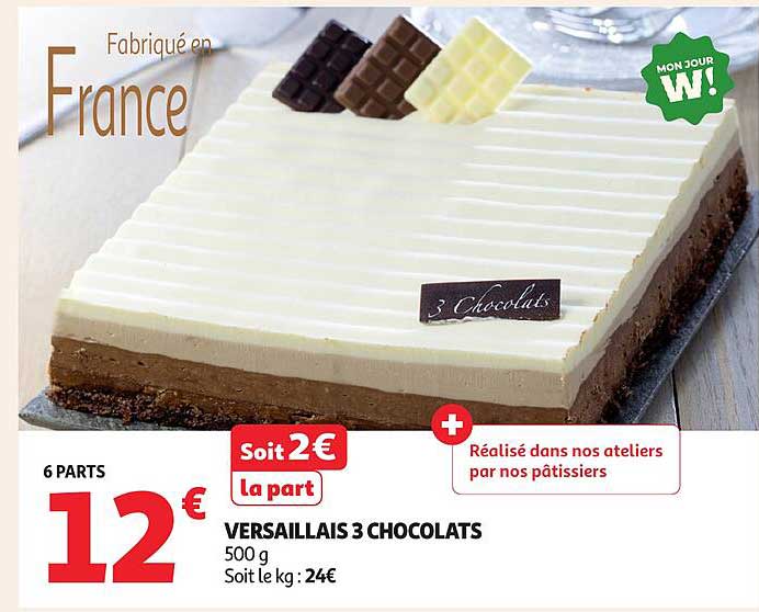 VERSAILLAIS 3 CHOCOLATS