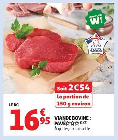 VIANDE BOVINE : PAVÉ
