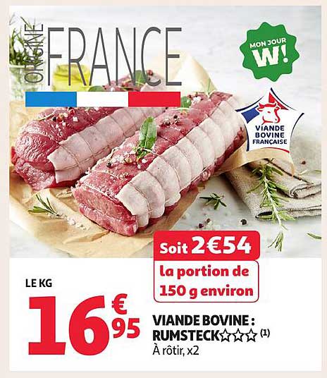 VIANDE BOVINE : RUMSTECK