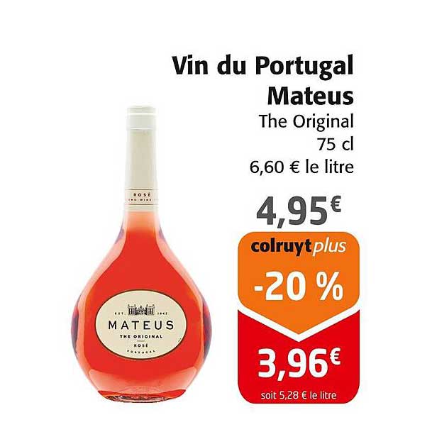 Vin du Portugal Mateus The Original