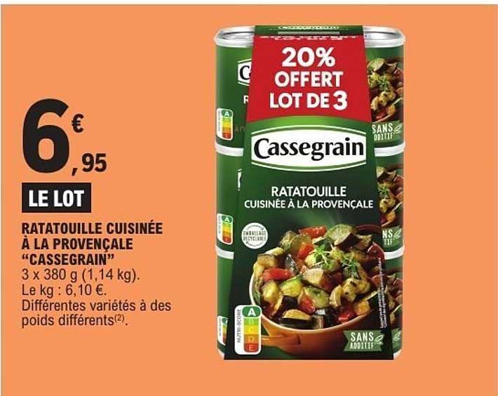 20% OFFERT LOT DE 3