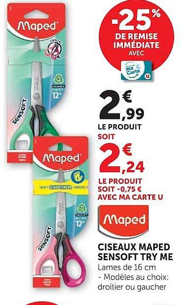 -25% DE REMISE IMMÉDIATE AVEC CARTE U