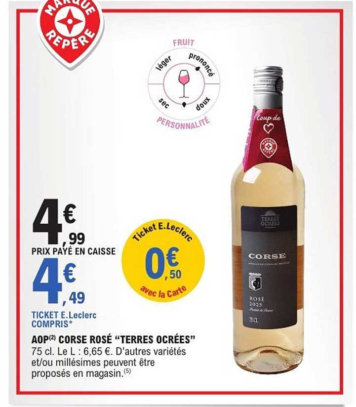 AOP CORSE ROSÉ “TERRES OCRÉES”