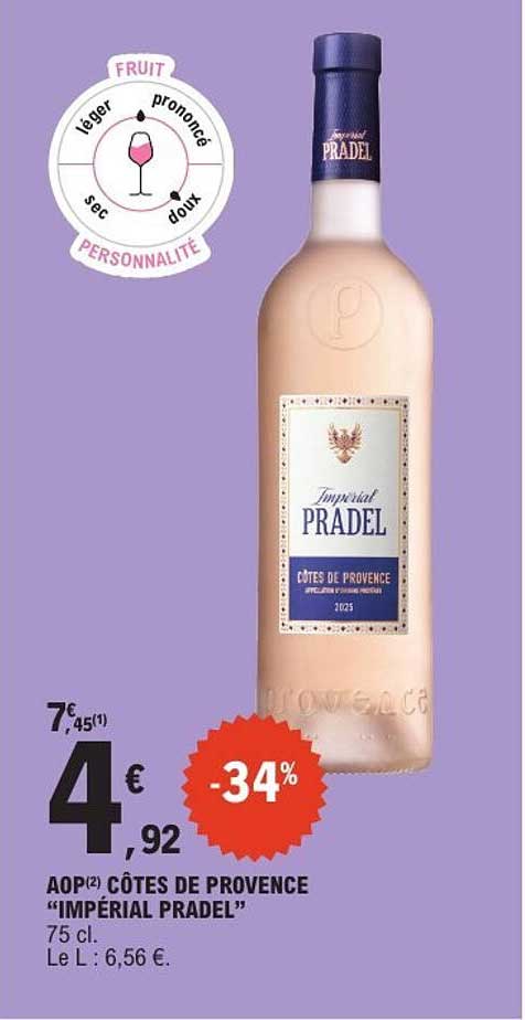 AOP Côtes de Provence "Impérial Pradel"