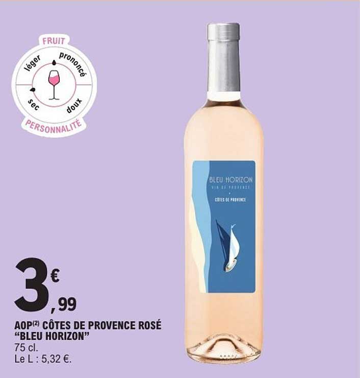 AOP(2) CÔTES DE PROVENCE ROSÉ "BLEU HORIZON"