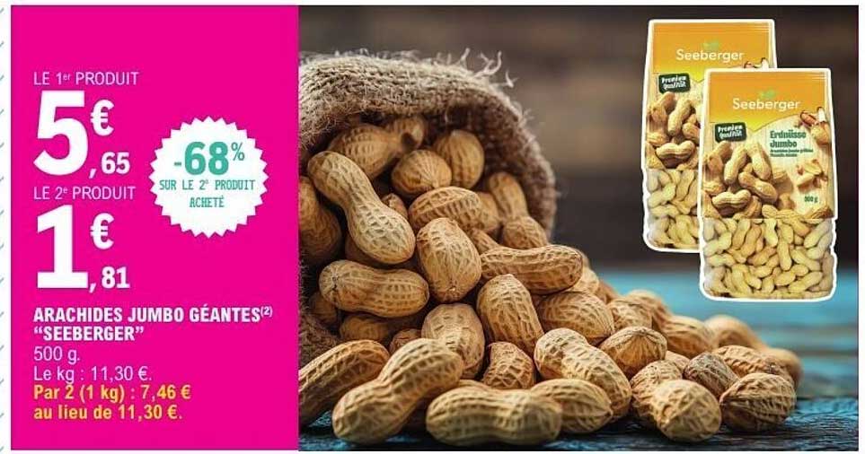 ARACHIDES JUMBO GÉANTES SEEBERGER