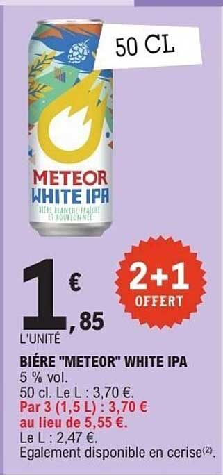 BIÈRE "METEOR" WHITE IPA