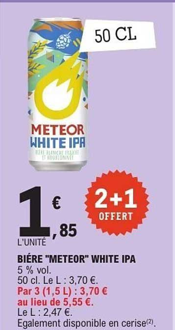 BIÈRE "METEOR" WHITE IPA