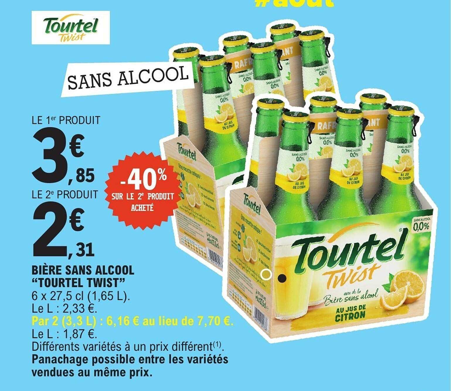 Biere sans alcool “Tourtel Twist”
