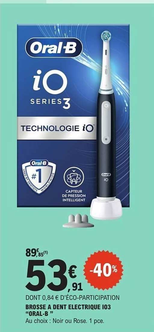 BROSSE A DENT ELECTRIQUE IO3 “ORAL-B ”