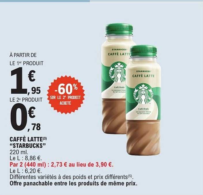 CAFFÉ LATTE "STARBUCKS"