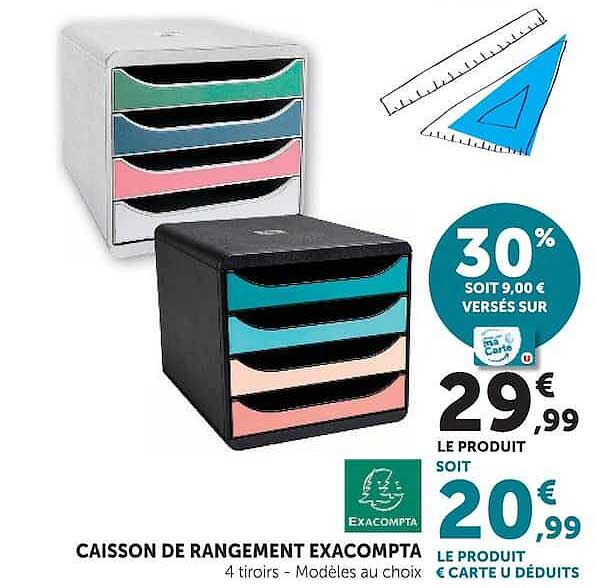 CAISSON DE RANGEMENT EXACOMPTA