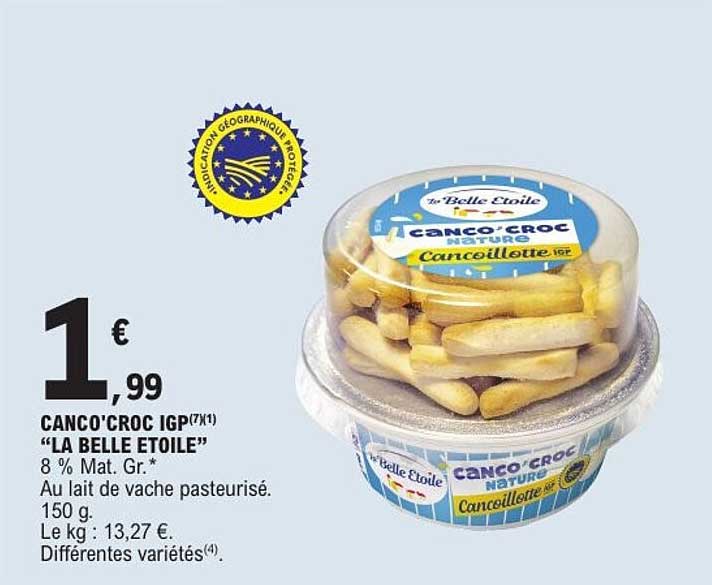 CANCO'CROC IGP "LA BELLE ETOILE"