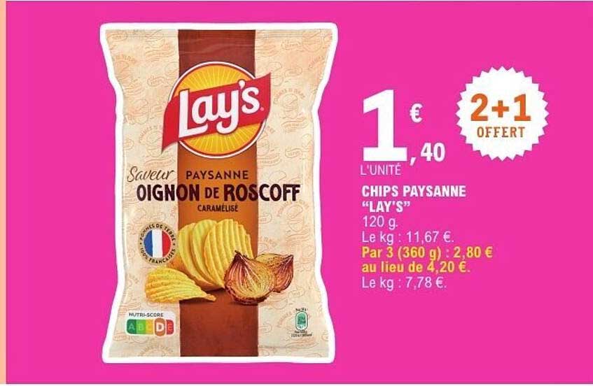 CHIPS PAYSANNE “LAY’S”