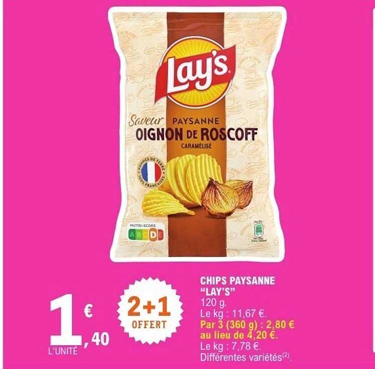 CHIPS PAYSANNE “LAY’S”
