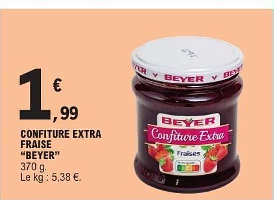 CONFITURE EXTRA FRAISE “BEYER”