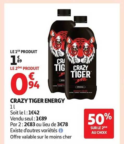 CRAZY TIGER ENERGY 1l