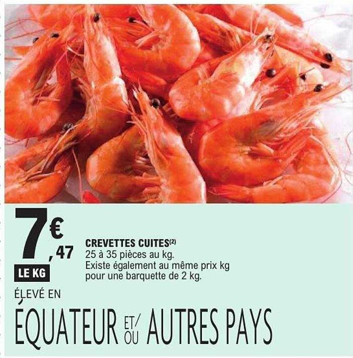CREVETTES CUITES