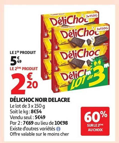 DÉLICHOC NOIR DELACRE