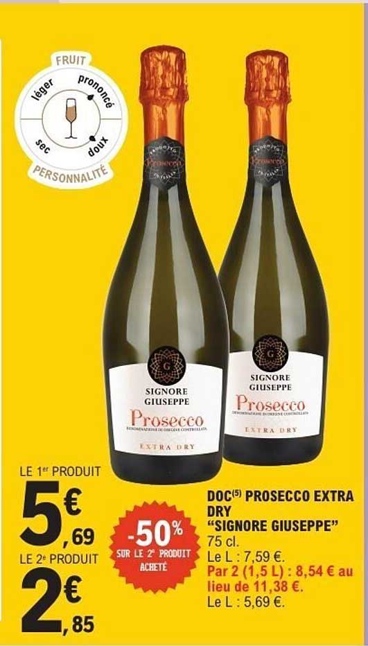 DOC(5) PROSECCO EXTRA DRY "SIGNORE GIUSEPPE"