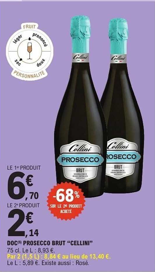 DOC(s) PROSECCO BRUT "CELLINI"
