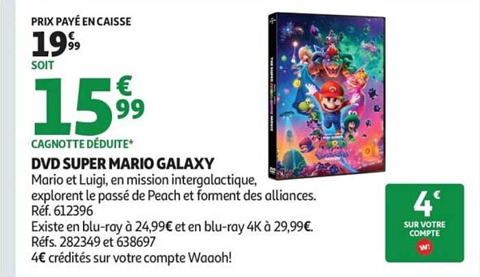 DVD SUPER MARIO GALAXY