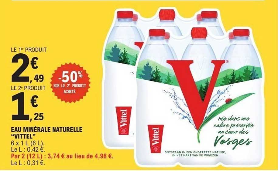 EAU MINÉRALE NATURELLE “VITTEL”
