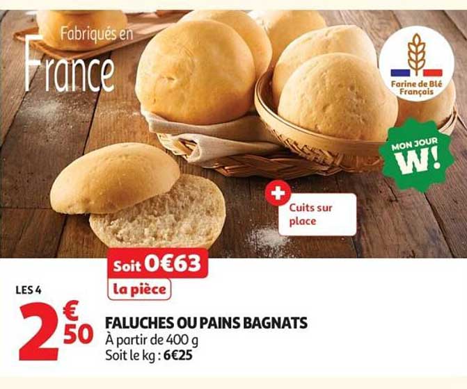 FALUCHES OU PAINS BAGNATS