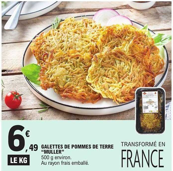 GALETTES DE POMMES DE TERRE “MULLER”
