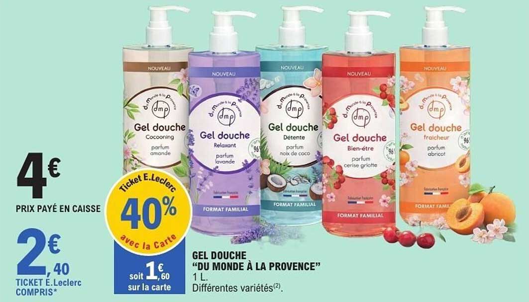Gel douche “Du Monde à la Provence”