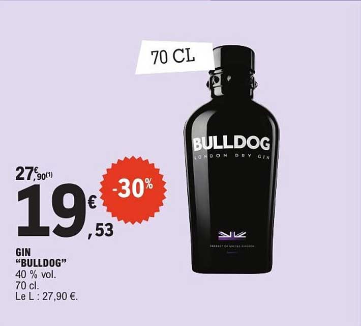 GIN “BULLDOG” 40 % vol. 70 cl.