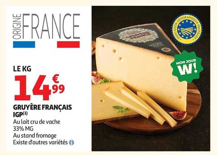 GRUYÈRE FRANÇAIS IGP(1)