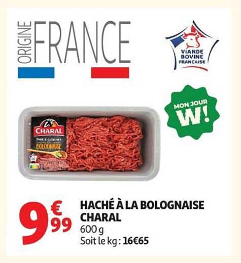 HACHÉ À LA BOLOGNAISE CHARAL