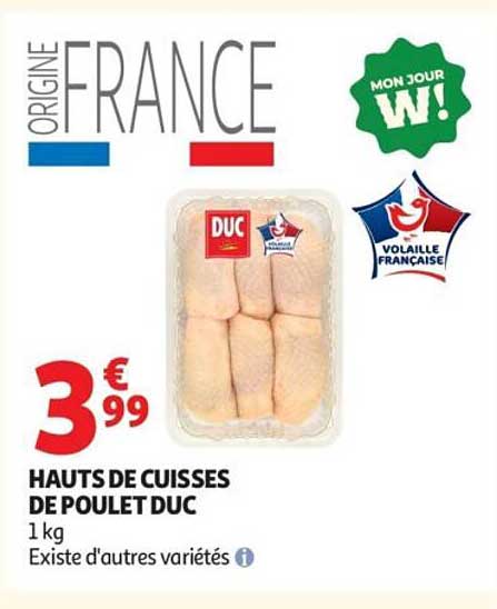 HAUTS DE CUISSES DE POULET DUC