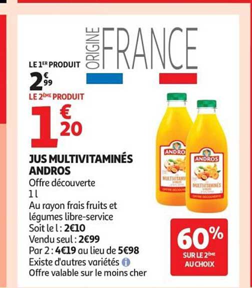 JUS MULTIVITAMINÉS ANDROS