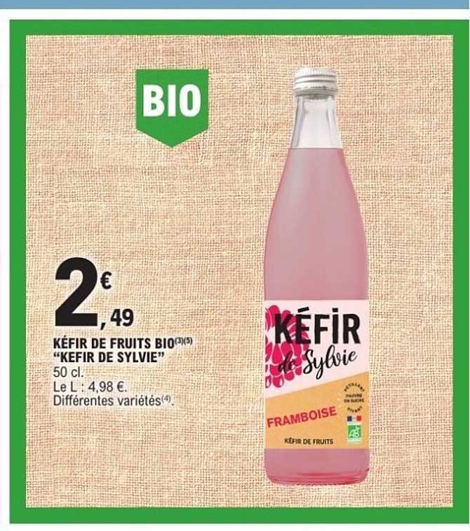 KÉFIR DE FRUITS BIO “KEFIR DE SYLVIE”