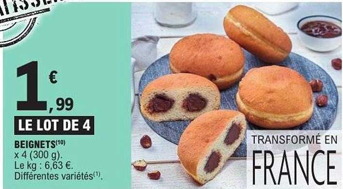 LE LOT DE 4 BEIGNETS