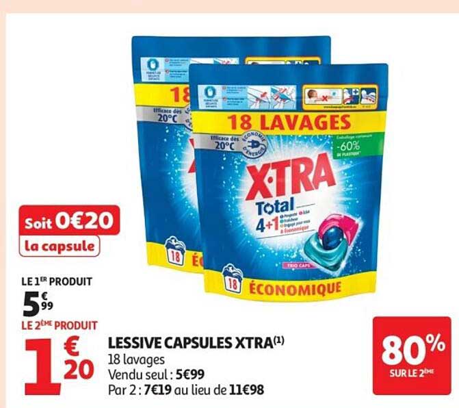 LESSIVE CAPSULES XTRA