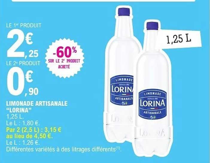 LIMONADE ARTISANALE "LORINA"