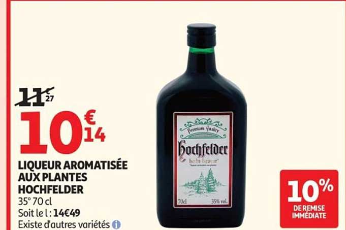 LIQUEUR AROMATISÉE AUX PLANTES HOCHFELDER