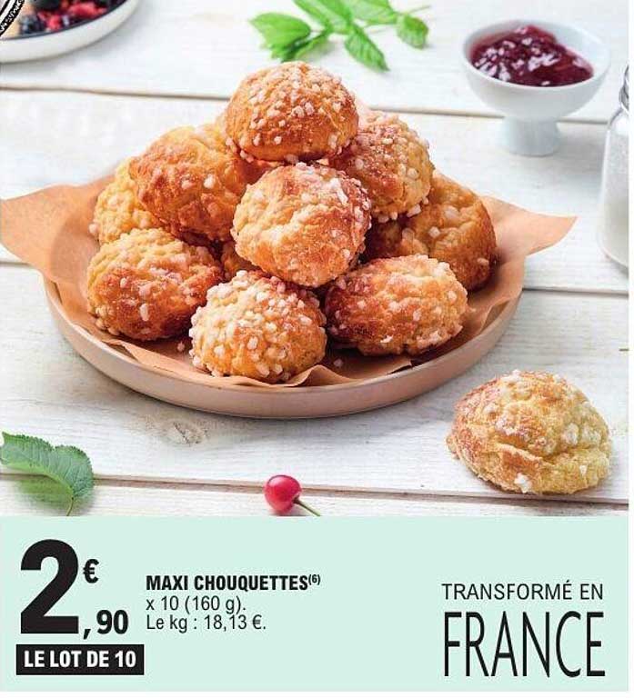 MAXI CHOUQUETTES(6) x 10 (160 g)