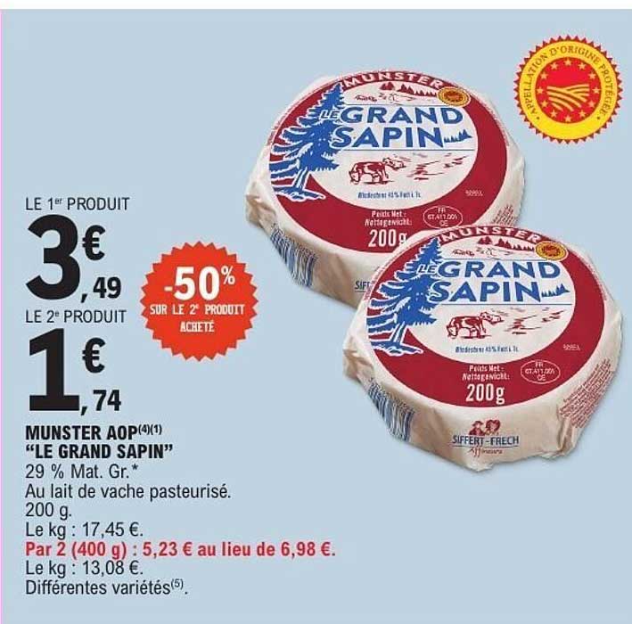 MUNSTER AOP « LE GRAND SAPIN »