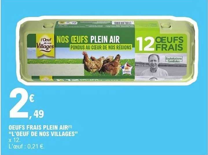 OEUFS FRAIS PLEIN AIR “L’OEUF DE NOS VILLAGES”