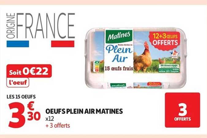 OEUFS PLEIN AIR MATINES