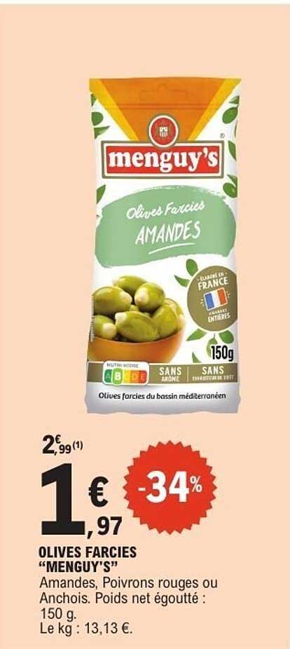 OLIVES FARCIES "MENGUY'S"