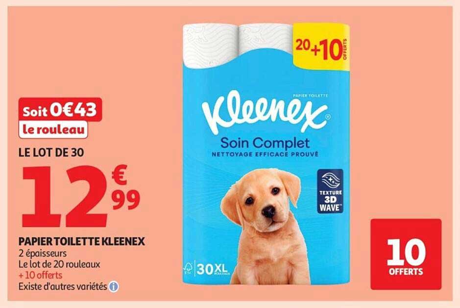 PAPIER TOILETTE KLEENEX