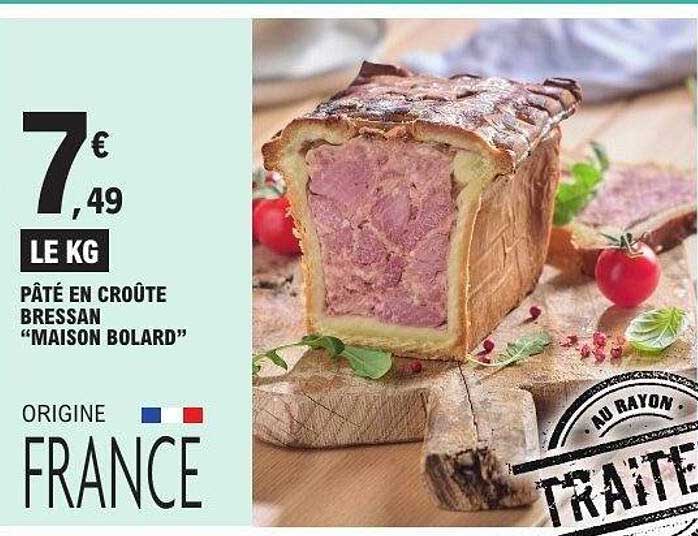 PÂTÉ EN CROÛTE BRESSAN “MAISON BOLARD”