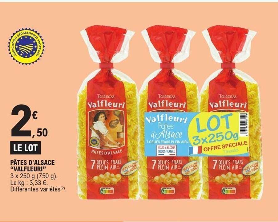 PÂTES D'ALSACE "VALFLEURI"